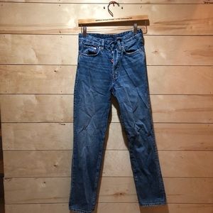 High waisted mom jeans